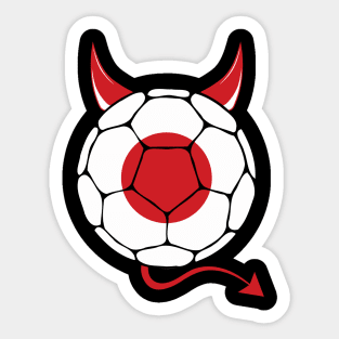 Japan Football Halloween Sticker